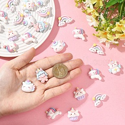 20 Stück opake Harz-Cabochons&nbsp;CRES-YW0002-72