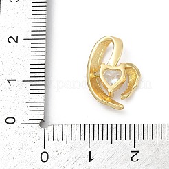 Pendentifs en laiton zircon cubique pavé&nbsp;KK-U062-32G