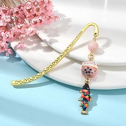 Maneki-Neko-Lesezeichen im japanischen Stil&nbsp;AJEW-JK00260-05