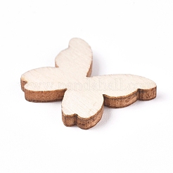 Cabochons en bois blanc non fini&nbsp;WOOD-WH0100-20A