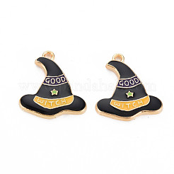 Pendenti dello smalto della lega oro chiaro&nbsp;ENAM-S126-122