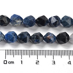 Natürliche Dumortierit-Quarzperlenstränge&nbsp;G-G030-A04-02