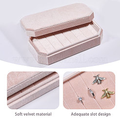 Cajas organizadoras de anillos de terciopelo con tapa&nbsp;CON-WH0089-191