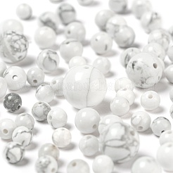 340 pz 4 perline di howlite naturale&nbsp;G-LS0001-45