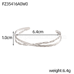 Brazaletes de acero inoxidable 304&nbsp;STAS-OY006-83P