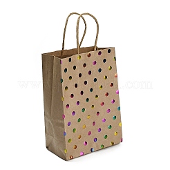 Sacs cadeaux en papier kraft imprimés aux couleurs de l'arc-en-ciel&nbsp;ABAG-K005-01C