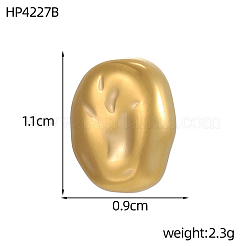 304 Edelstahlperlen&nbsp;STAS-OY012-14G