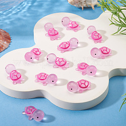 12 cabujones luminosos de animales marinos de resina translúcida&nbsp;RESI-TA0004-56B