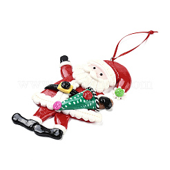 Décorations de pendentif en argile polymère faites à la main du père Noël de Noël&nbsp;LS-HJEW-P017-01E