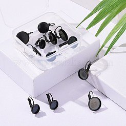 12 pieza de accesorios para pendientes de palanca de acero inoxidable 304 de tamaño 3&nbsp;STAS-ZZ0001-04EB