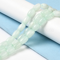 Naturales teñidos abalorios de jade blanco hebras&nbsp;G-M402-A01-01