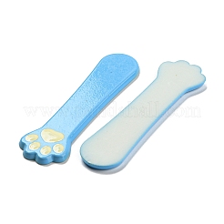 Cabochons empreintes de pattes en résine opaque&nbsp;LS-RESI-A027-01