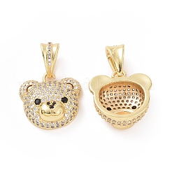 Ottone micro spianare pendenti zirconi&nbsp;ZIRC-F136-01
