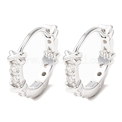 Anillo con la letra x 925&nbsp;EJEW-K317-03P