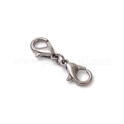 Zink Legierung Karabinerverschlüsse Karabinerverschluss&nbsp;PALLOY-JF04249-03