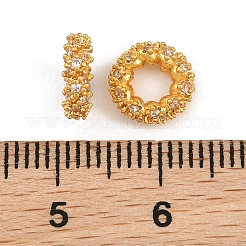 Messing Micro Pave klare Zirkonia Perlen&nbsp;CU-CBA6A75-27G