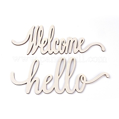 Ciao decorazioni pendenti benvenute&nbsp;DIY-WH0157-36