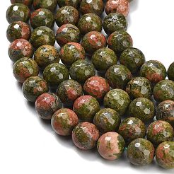Perline Unakite naturali fili&nbsp;G-C280-B03-10mm