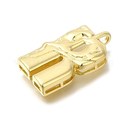 Pendentifs de placage en laiton&nbsp;KK-I721-02G-R