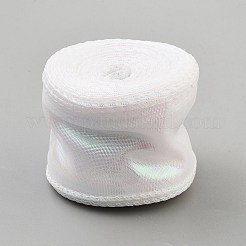 10 Yards schillerndes Spitzenband aus Polyester&nbsp;OCOR-WH20001-12C