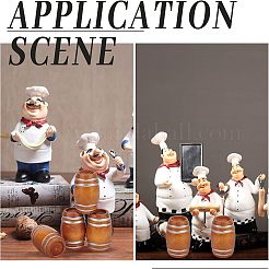 Mini-Bierfass aus Buchenholz&nbsp;LS-DJEW-WH0015-46