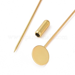 Anstecknadel-Basiseinstellungen aus Messing&nbsp;X-KK-I693-02E-G