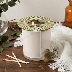 Tapas de vela de aleación&nbsp;DIY-WH0308-966AB