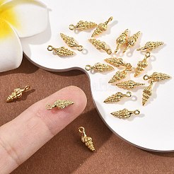 Dijes de latón con forma de concha de Shegrace&nbsp;XGR0170G-107G