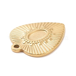 Cabochon-Fassungen für Anhänger aus Edelstahl 304&nbsp;STAS-G287-11G