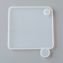 Vierkantdeckel Silikonformen&nbsp;AJEW-D046-19
