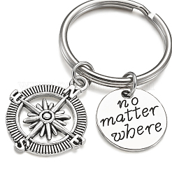 Porte-clés en alliage de mode vintage&nbsp;KEYC-TA0005-06
