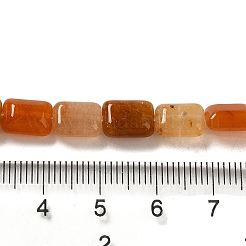 Rosso naturale perline avventurina fili&nbsp;G-G085-A21-01