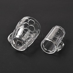 Set di tazze da gioco per alimenti in plastica trasparente da 6 pz&nbsp;AJEW-K030-06