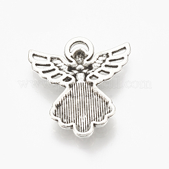 Tibetischer stil Aluminium Anhänger & Charms&nbsp;TIBE-Q075-64AS-LF