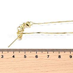 Verstellbare Schieberketten aus Messing mit Gliederketten&nbsp;NJEW-M108-10G