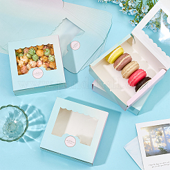 24 Stück bunte Bäckerei-Verpackungskartons aus Kraftpapier&nbsp;CON-PH0003-32A