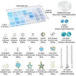 DIY-Sets zur Herstellung von Armbändern aus runden Glas- und CCB-Kunststoffperlen&nbsp;DIY-FS0007-56A