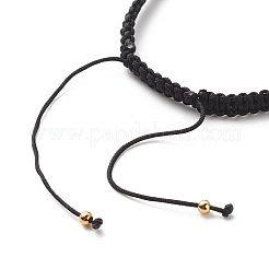 2 set di braccialetti con perline intrecciate a lume rotonde a 2 colori&nbsp;BJEW-JB08611-01