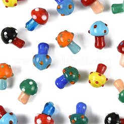 24 Stück 10 Farben handgefertigte Bunte Malerei-Perlenstränge&nbsp;LAMP-FS0001-71