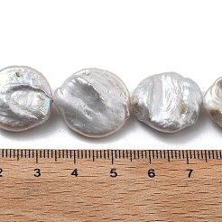 Natürliche Barock Keshi Perlen Stränge&nbsp;PEAR-P064-08A-01A