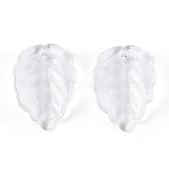 Perle di petali di vetro trasparente&nbsp;GLAA-N001-17