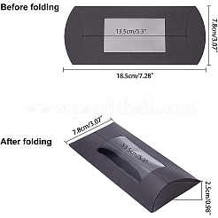 Caja de dulces de almohada de papel kraft&nbsp;CON-BC0006-16B-01