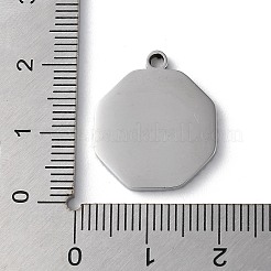 Anlaufgeschützte Anhänger aus 304er Edelstahl&nbsp;STAS-D025-08P