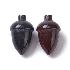 Perline di pietra di sangue naturale&nbsp;G-F711-09