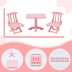 Mini bureau en plastique&nbsp;DIY-FG0003-02