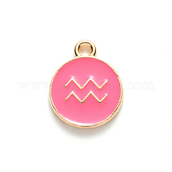 Pendentifs d'émail en alliage&nbsp;ENAM-S124-01B-03J