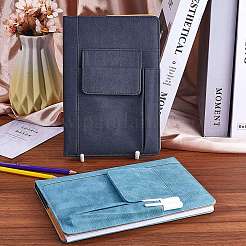 2 copertina per libro in similpelle bicolore&nbsp;AJEW-CP0008-70B