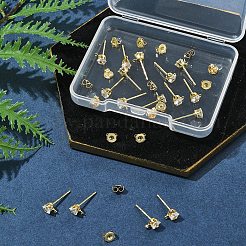 16 Stück Ohrstecker aus Messing&nbsp;KK-FS0001-56G