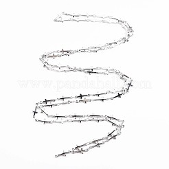 Anlaufgeschützte Kreuz- und Ovalgliederketten aus Edelstahl 201&nbsp;STAS-N092-109