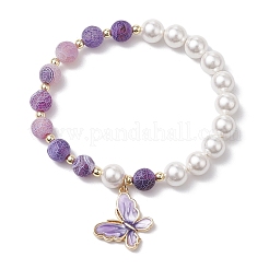 5 bracelet fait main en perles de coquillage pour femme&nbsp;BJEW-JB11402